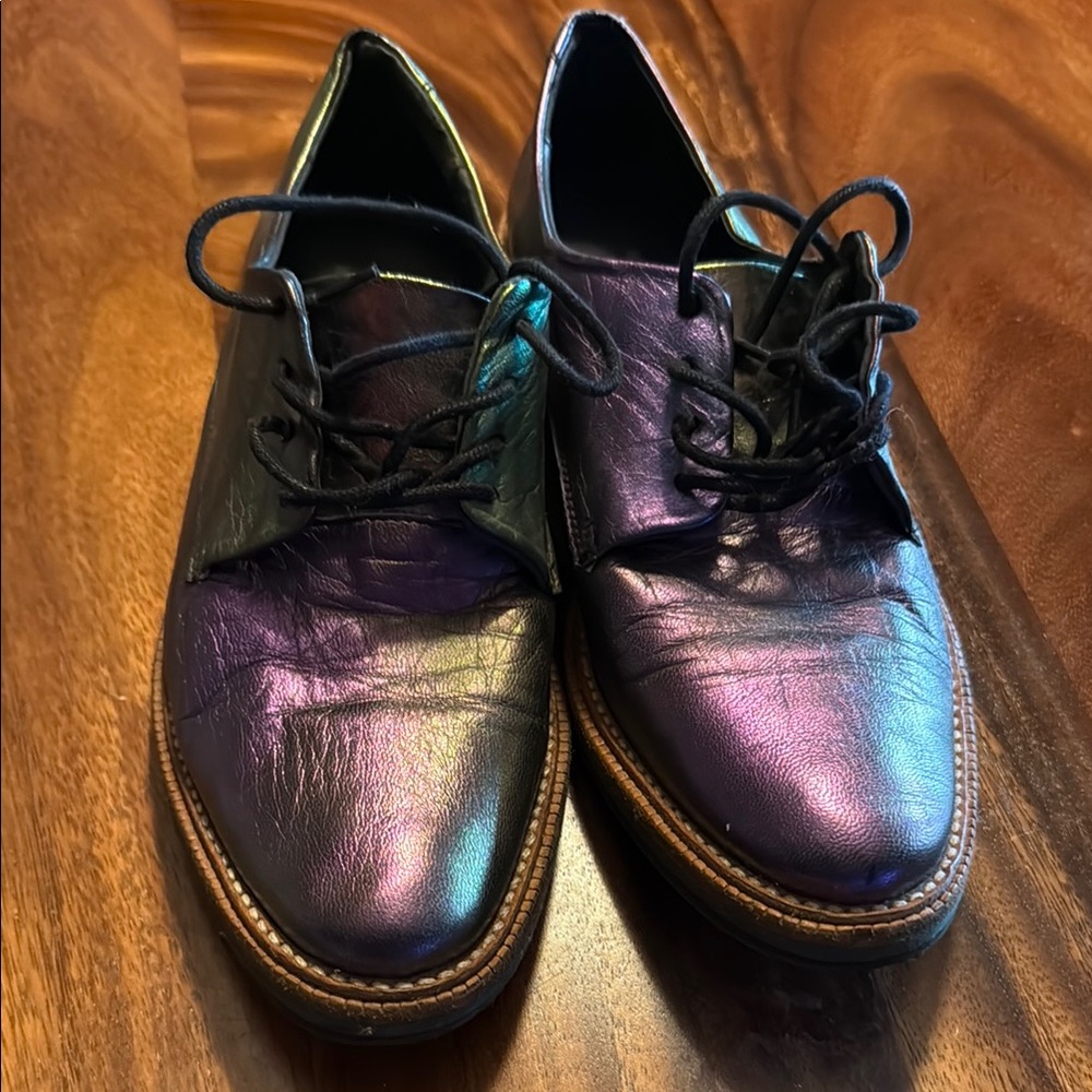 Miista Oil Slick Oxfords